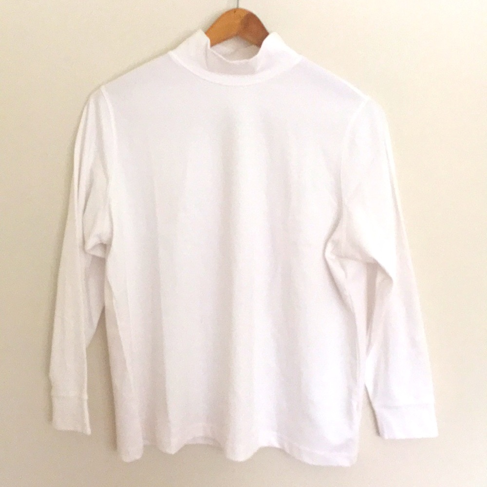 Lands’ End mock turtle neck